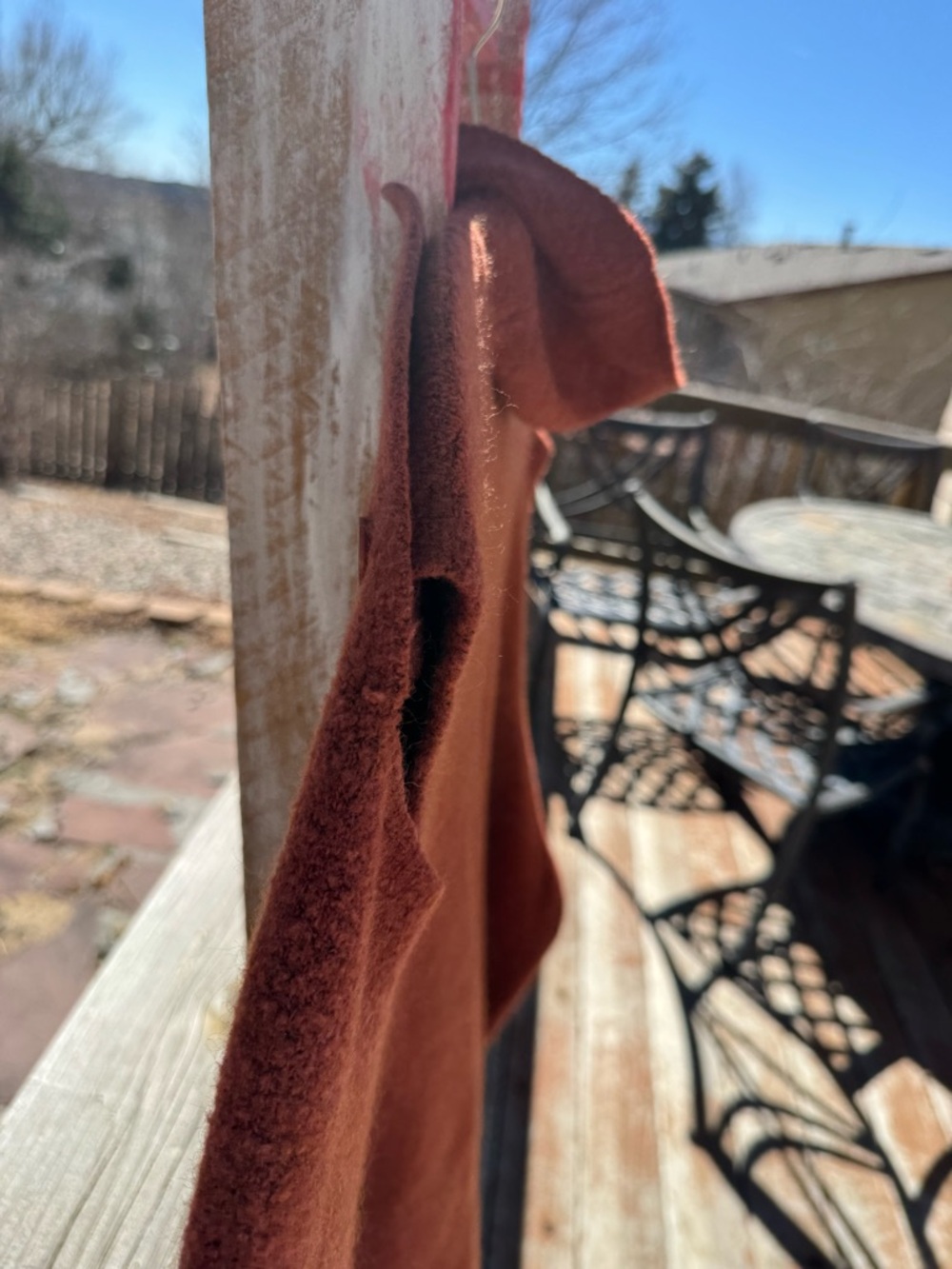 Tibi Rust Button-Shoulder Turtleneck Sweater - Picture 9 of 9